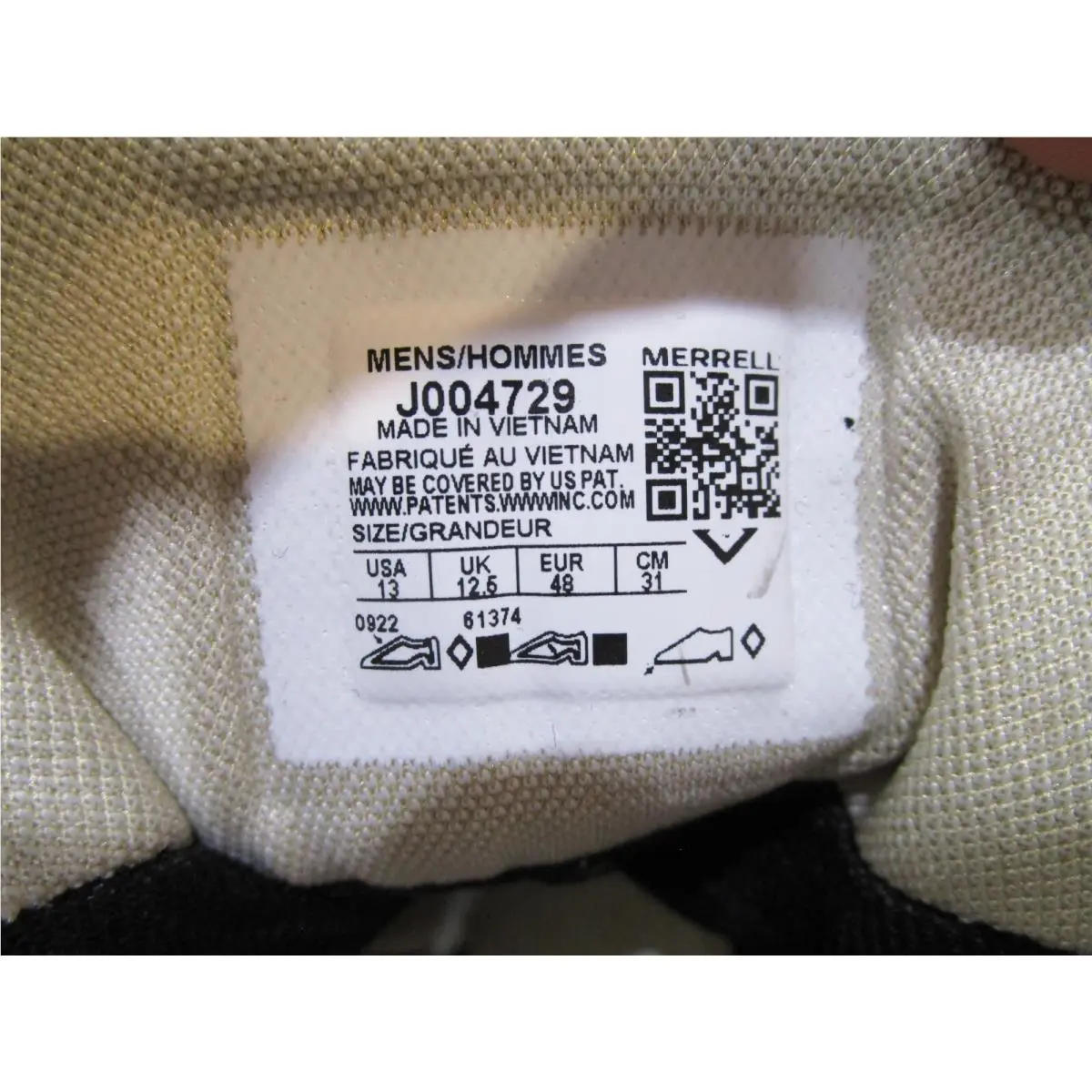 Merrell shoes - J004729 - J004729 - Birch 5