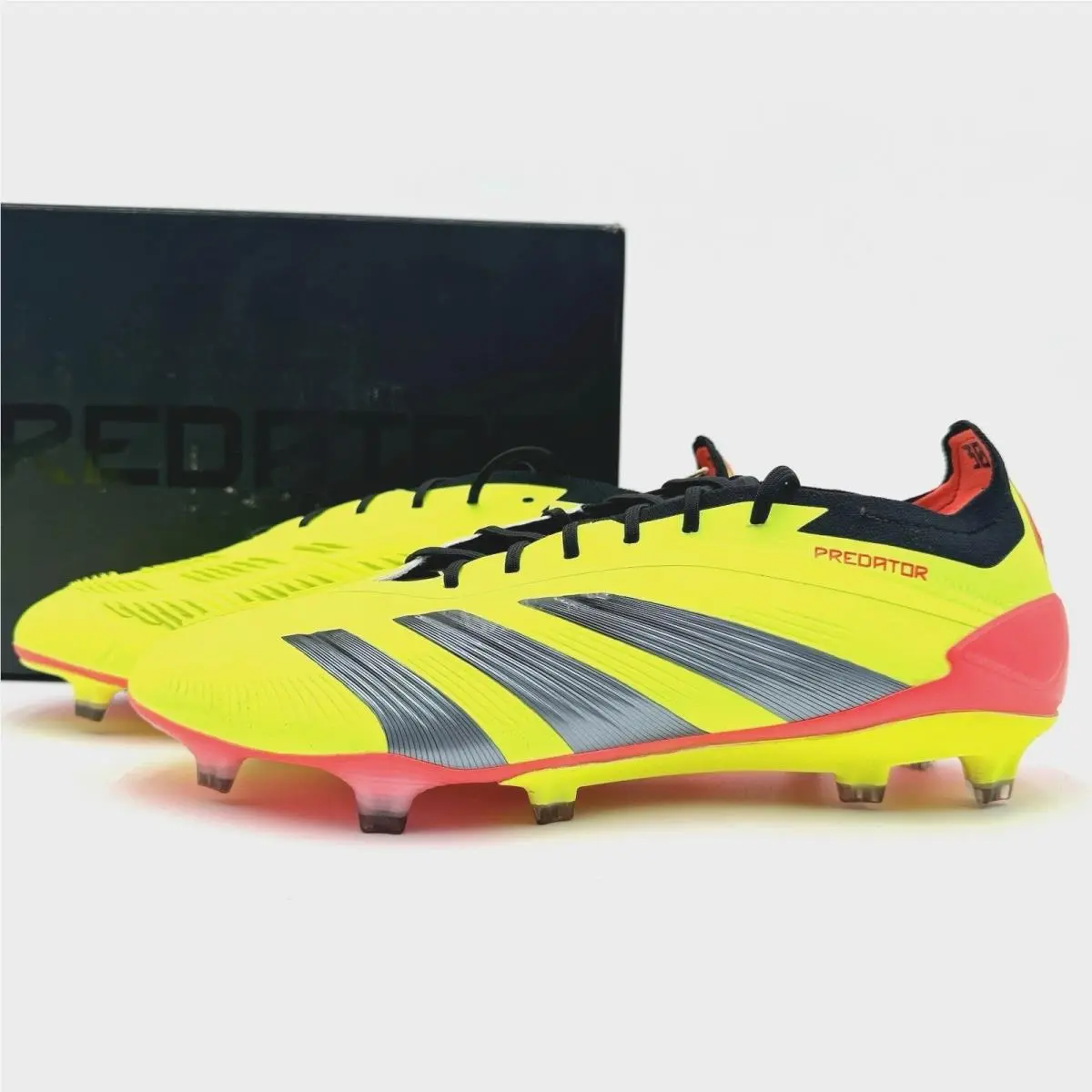 Men`s Size 9 / Women`s 10 Adidas Predator Elite FG Soccer Cleats Yellow / Black