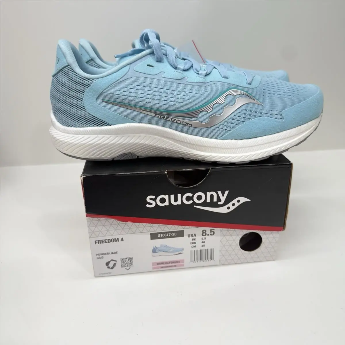 Saucony Freedom 4 Powder Jade Womens Sz 8.5 S10617-20 Blue