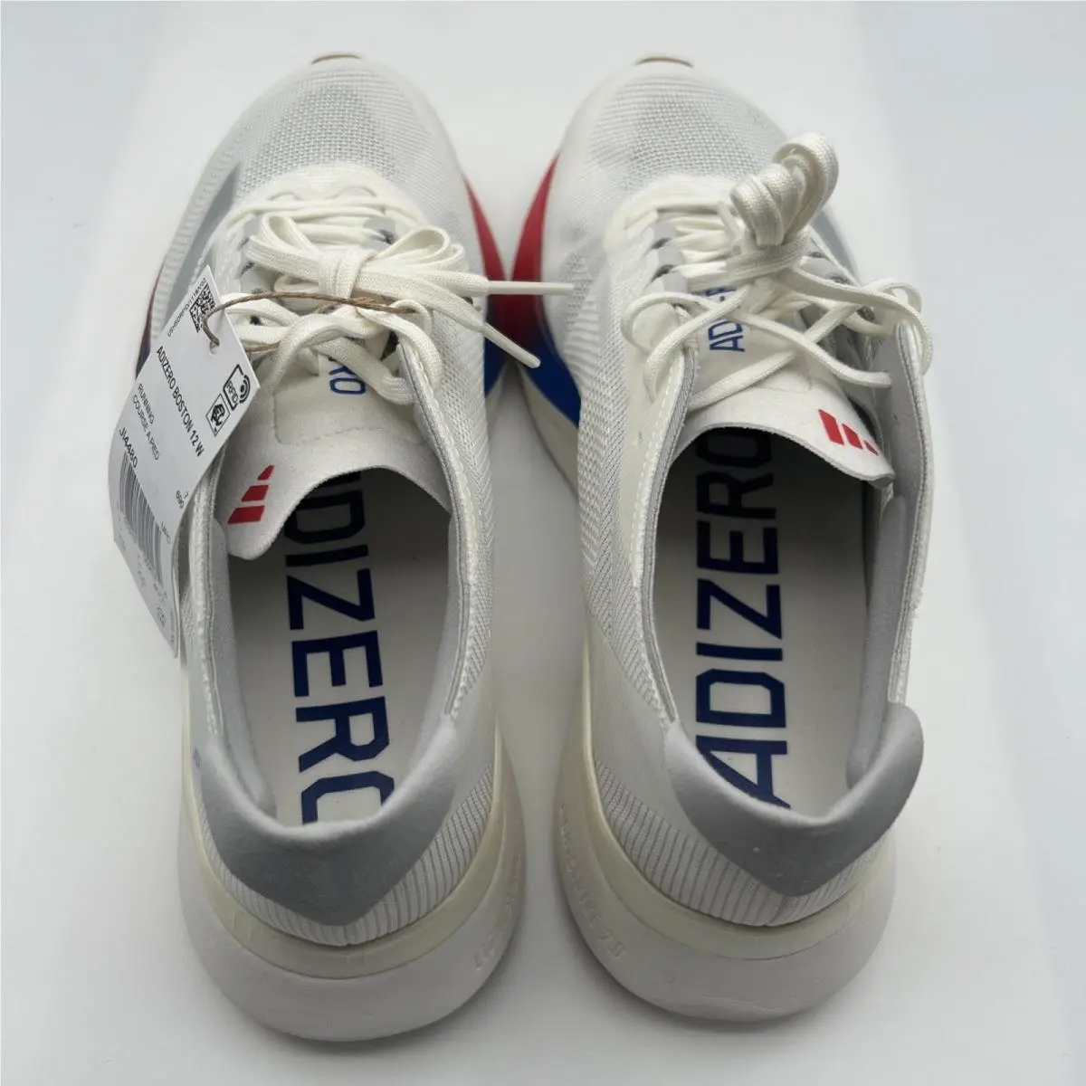 Adidas shoes - adidas Adizero Boston 12 - Adizero Boston - JI4480 - White Silver Fuschia Blue (UPC: 0197615102134) 8