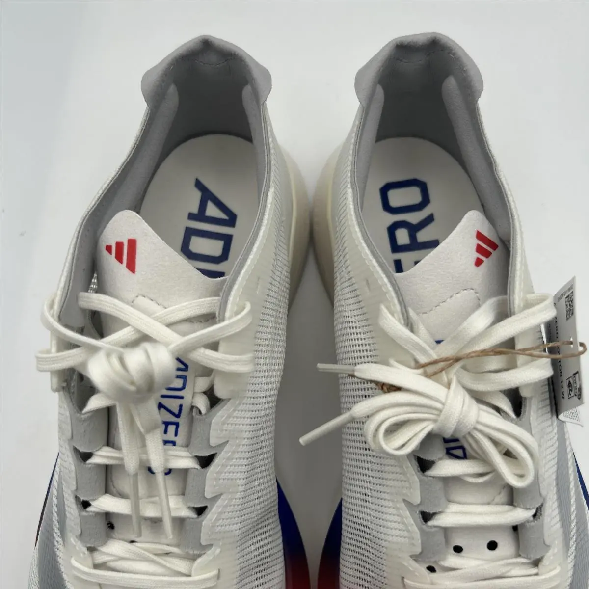 Adidas shoes - adidas Adizero Boston 12 - Adizero Boston - JI4480 - White Silver Fuschia Blue (UPC: 0197615102134) 10