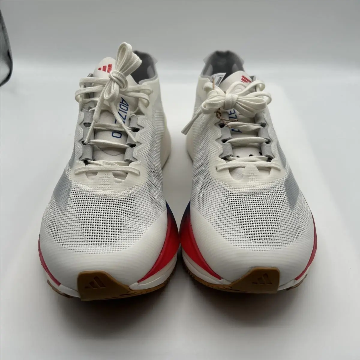 Adidas shoes - adidas Adizero Boston 12 - Adizero Boston - JI4480 - White Silver Fuschia Blue (UPC: 0197615102134) 1