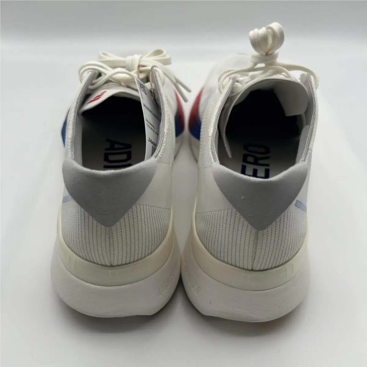 Adidas shoes - adidas Adizero Boston 12 - Adizero Boston - JI4480 - White Silver Fuschia Blue (UPC: 0197615102134) 2