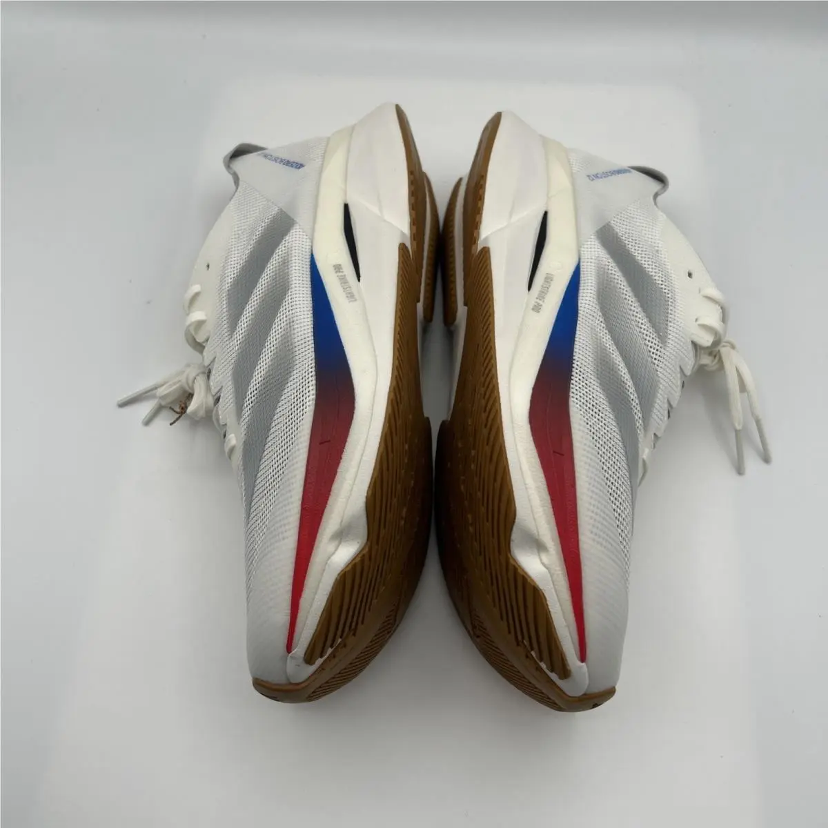 Adidas shoes - adidas Adizero Boston 12 - Adizero Boston - JI4480 - White Silver Fuschia Blue (UPC: 0197615102134) 4