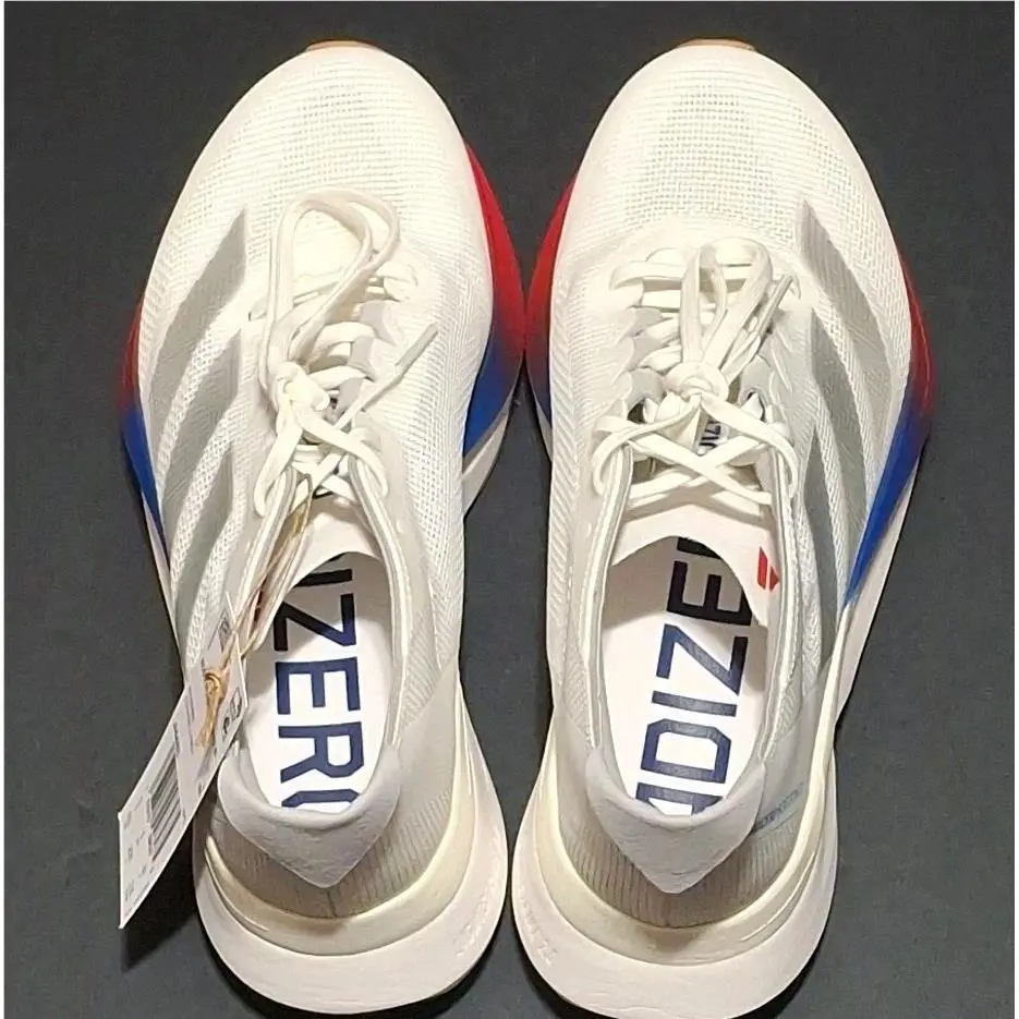 Adidas shoes - adidas Adizero Boston 12 - Adizero Boston - JI4480 - White Silver Fuschia Blue (UPC: 0197615102134) 1