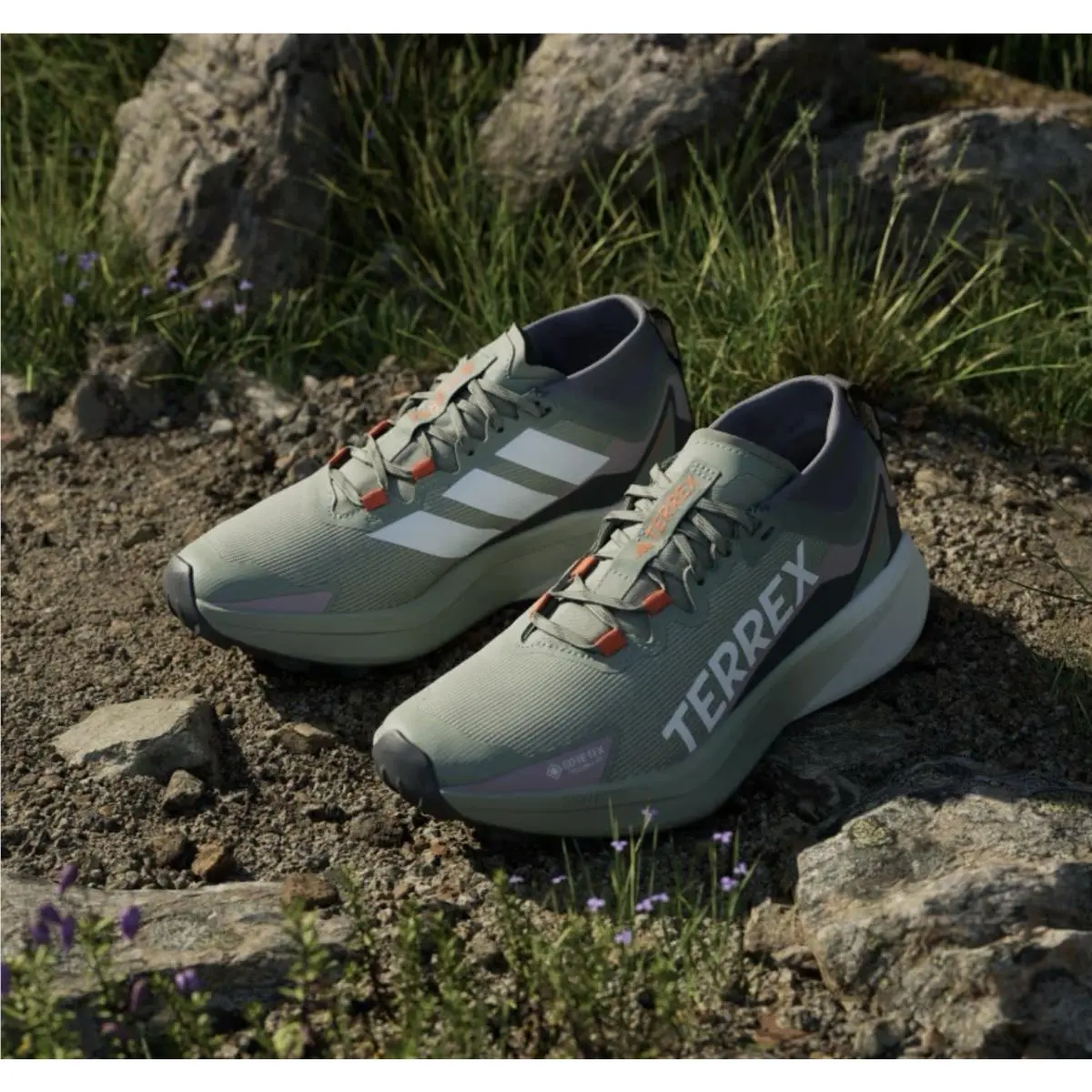 Adidas shoes - adidas TERREX Agravic - TERREX Agravic - JP7253 - Green, Manufacturer: Silver Green/Cloud White/Preloved Fig 3