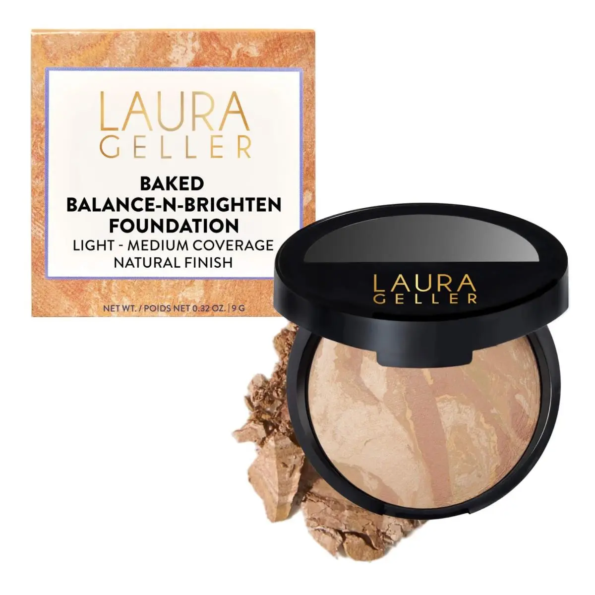 Awardwinning Baked Balancenbrighten Color Correcting Powder Foundation – by Laura Geller