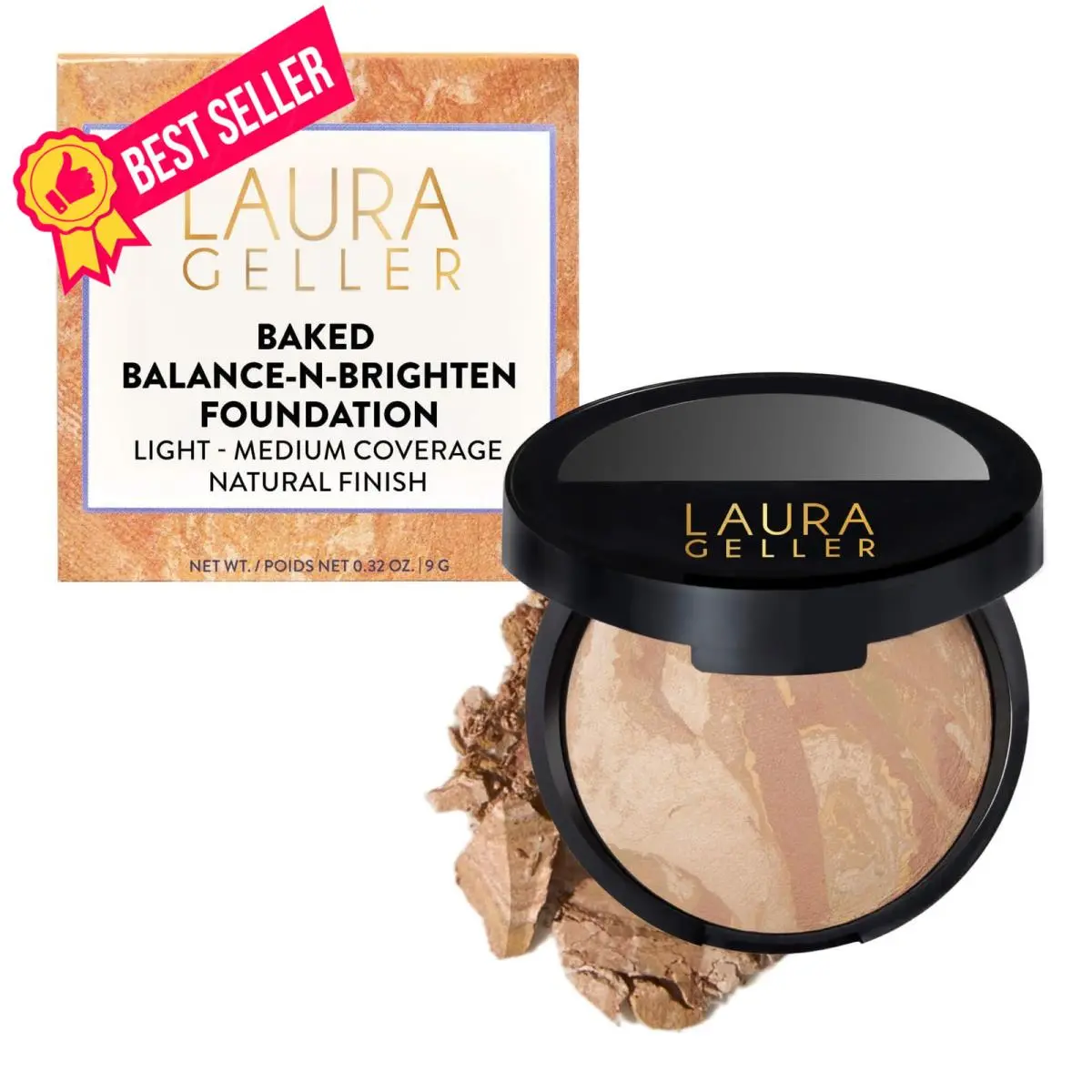 New York Award-winning Baked 0.32 Ounce Pack of 1 03 Light by Laura Geller