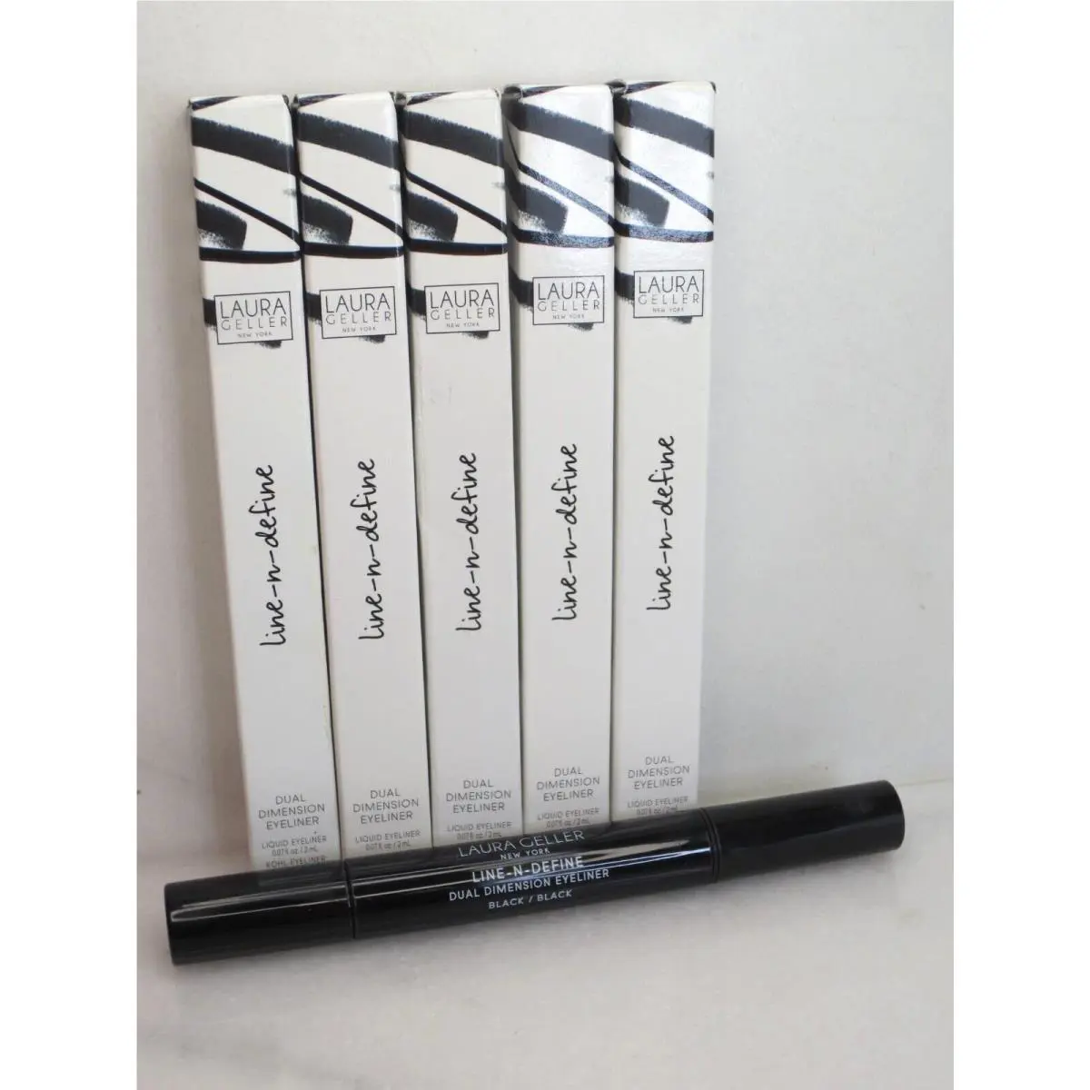 Laura Geller Line N Define Dual Dimension Eyeliner Black Lot OF 5