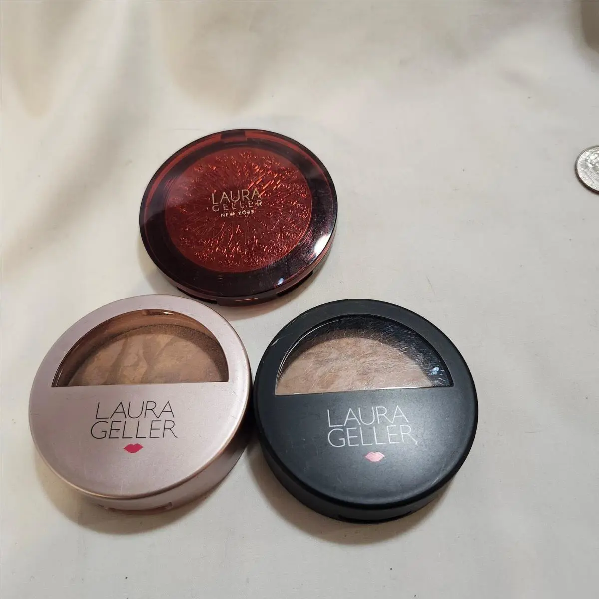 3 Laura Geller Compacts Baked Balance n Brighten Moroccan Bronze K1