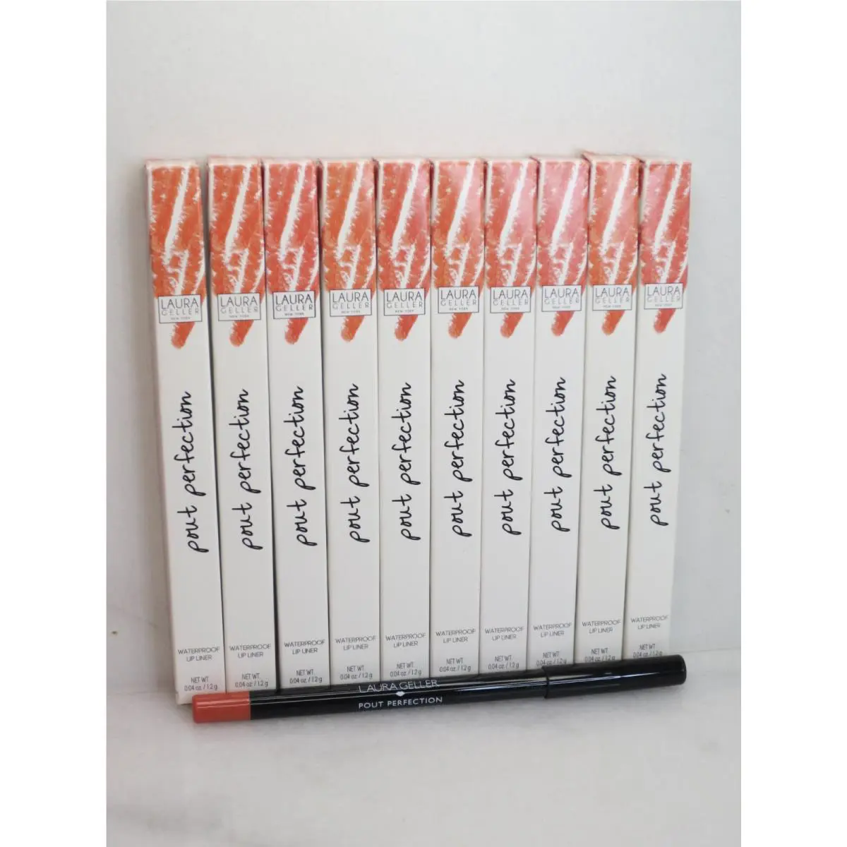 Laura Geller Pout Perfection Waterproof Lip Liner Blossom 0.04 OZ Lot OF 10