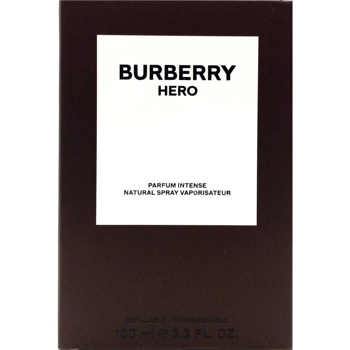 Burberry Hero Parfum Intense Refillable Spray For Men 3.3 Oz / 100 ml