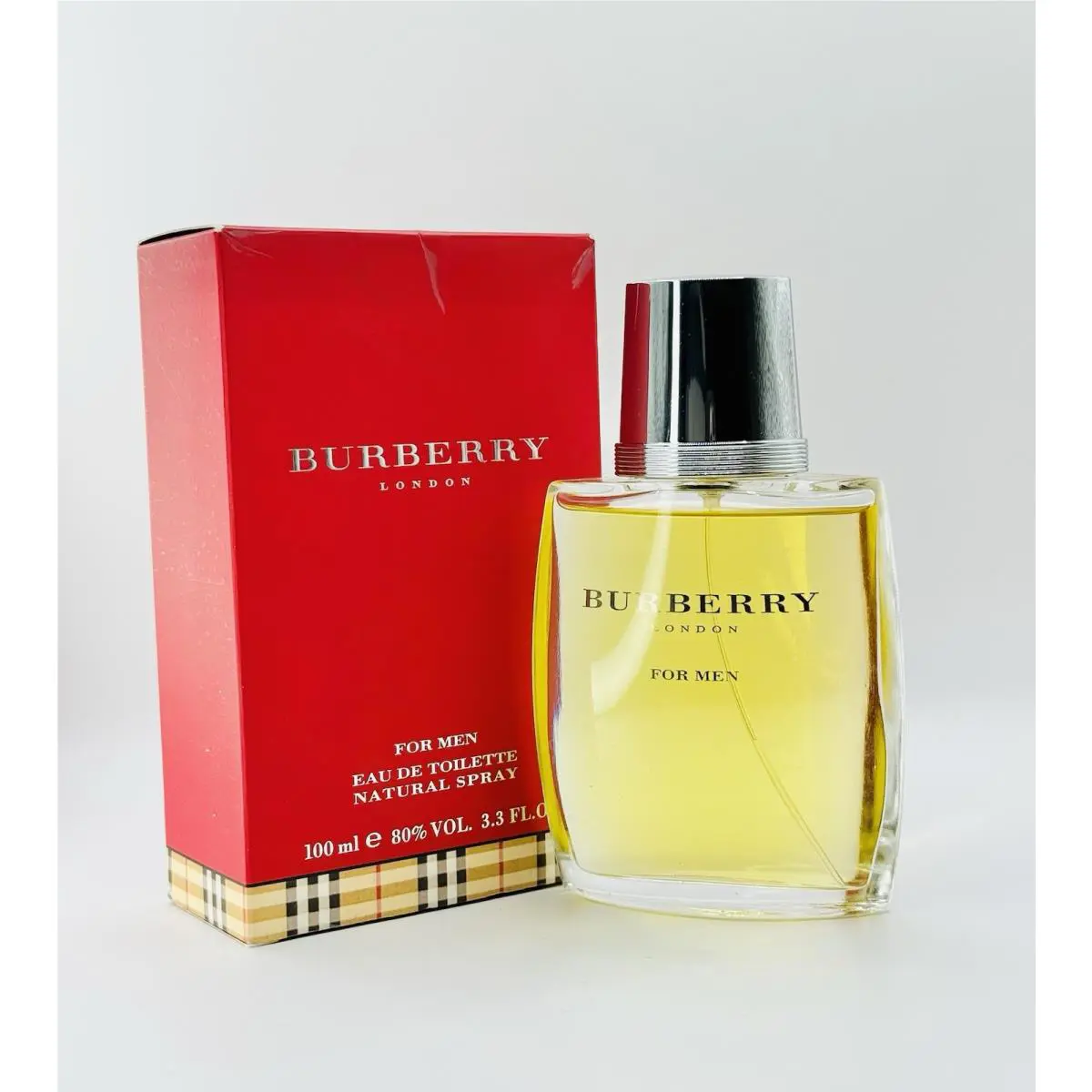 Burberry London Classic Red Box by Burberry 3.3 fl oz - 100 ml Edt Spray Men