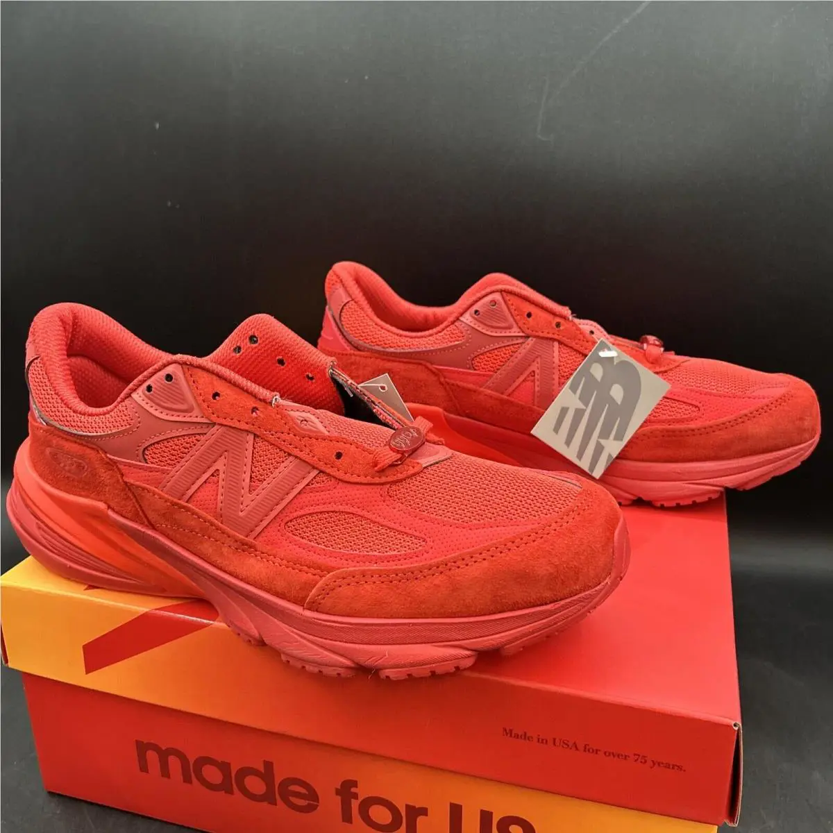 New Balance shoes - New Balance 990 v6 - U990JFG - Red (UPC: 0197966604226) 2