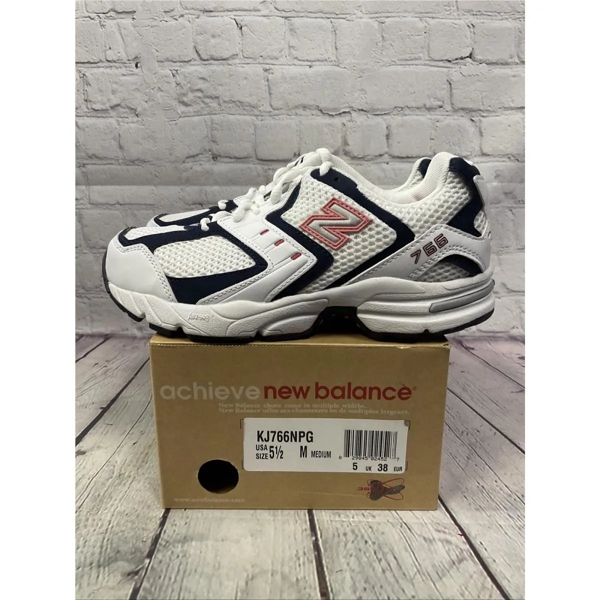 New Balance shoes - New Balance Achieve - Achieve - KJ766NPG - White (UPC: 829845024527) 9