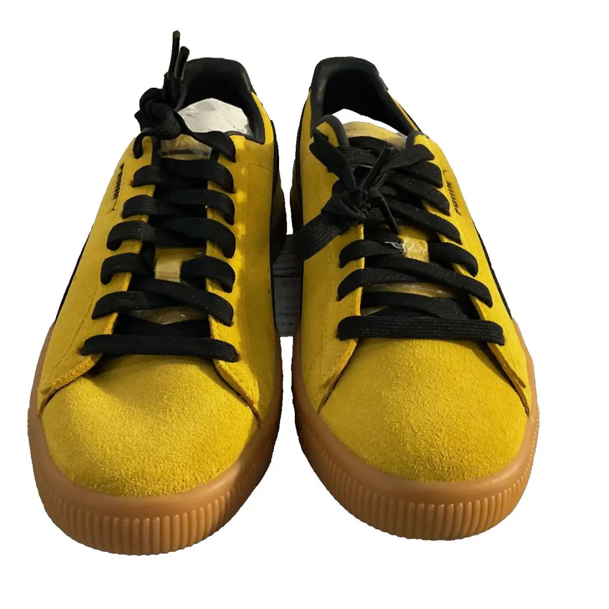 Puma shoes - PUMA Clyde - Clyde - 374451-01 - Yellow, Manufacturer: Super Lemon/Black (UPC: 193526438515) 2