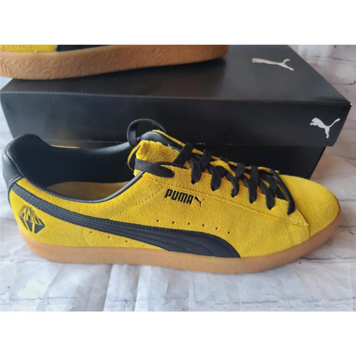 Puma shoes - PUMA Clyde - Clyde - 37445101 - Yellow (UPC: 193526438454) 12