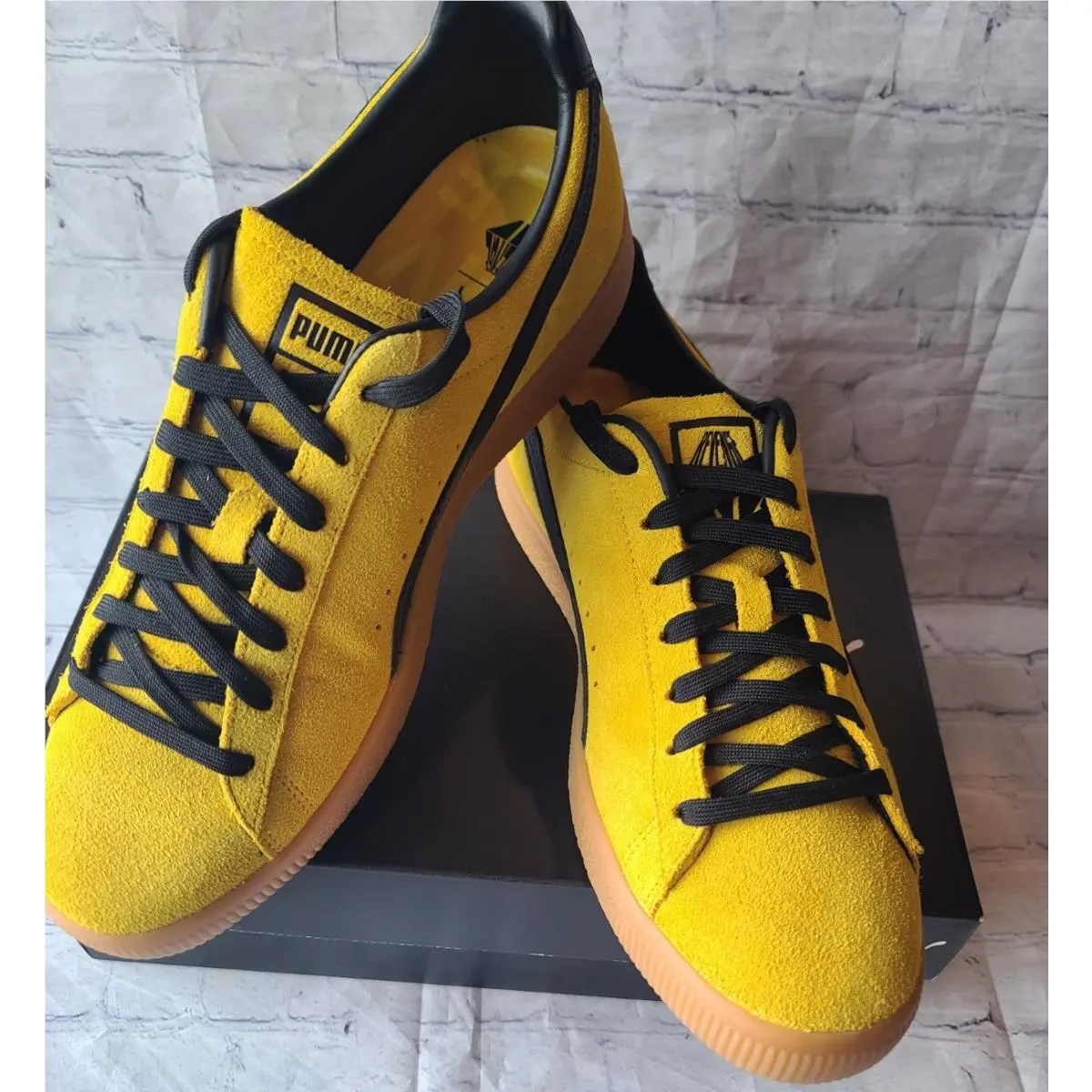Puma shoes - PUMA Clyde - Clyde - 37445101 - Yellow (UPC: 193526438454) 3