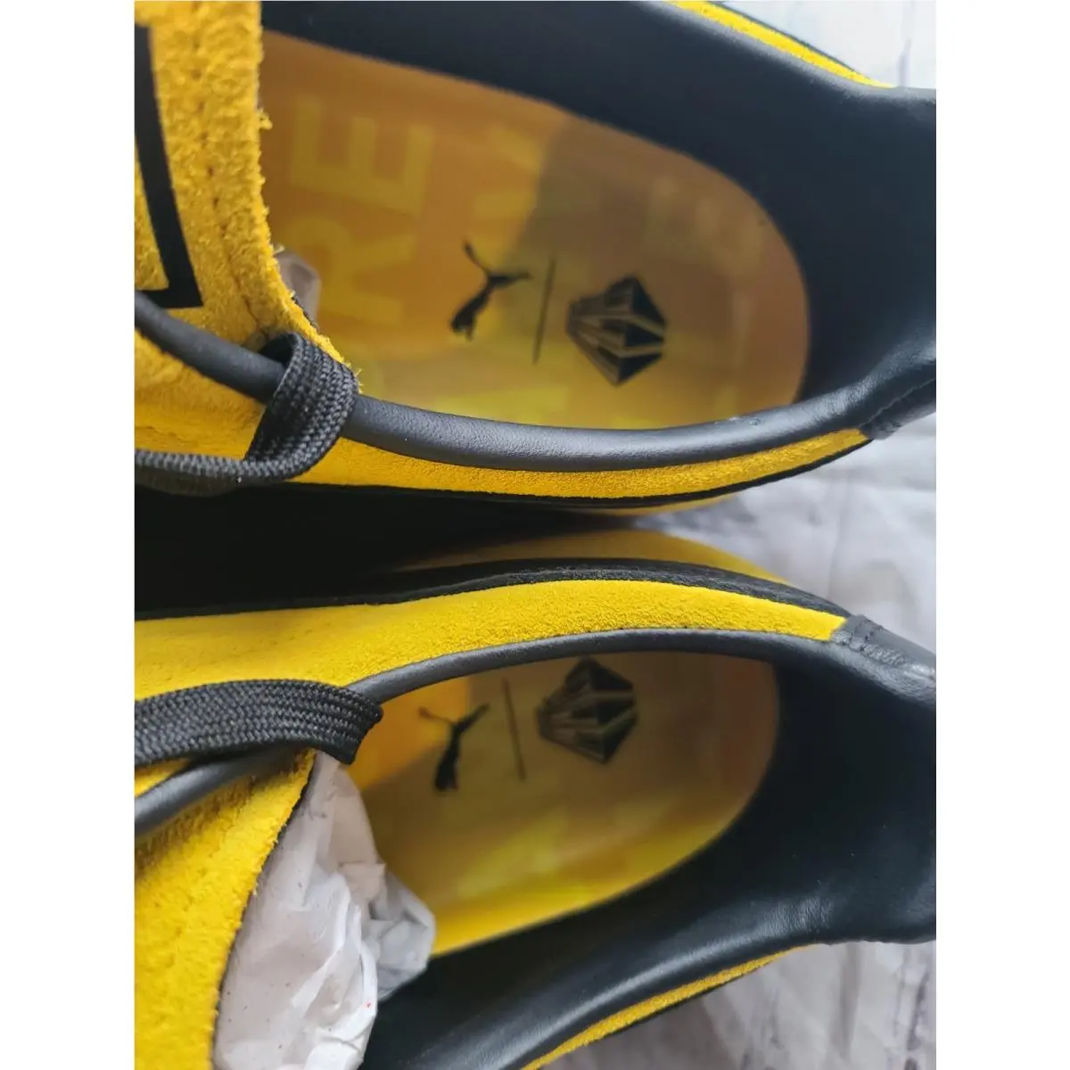 Puma shoes - PUMA Clyde - Clyde - 37445101 - Yellow (UPC: 193526438454) 5