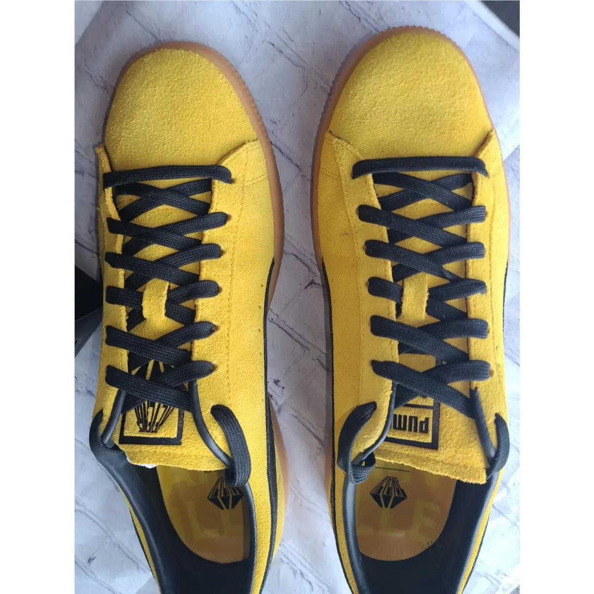 Puma shoes - PUMA Clyde - Clyde - 37445101 - Yellow (UPC: 193526438454) 9