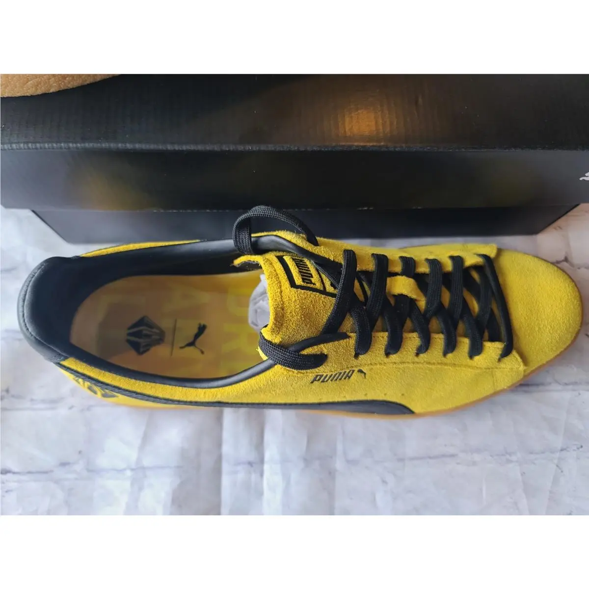 Puma shoes - PUMA Clyde - Clyde - 37445101 - Yellow (UPC: 193526438454) 13