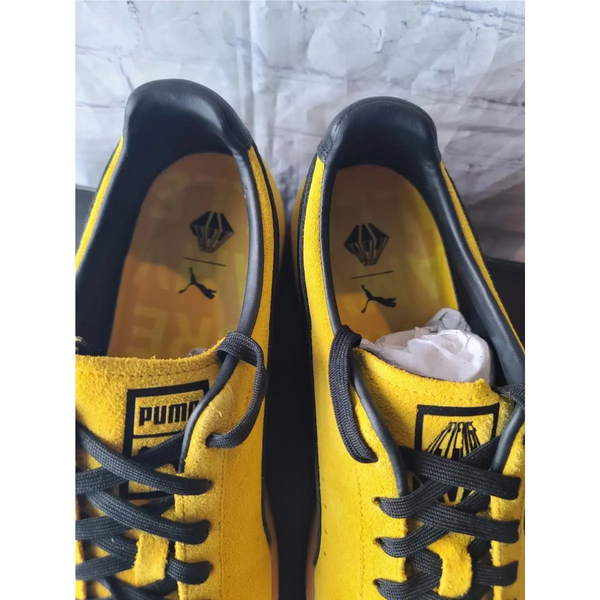 Puma shoes - PUMA Clyde - Clyde - 37445101 - Yellow (UPC: 193526438454) 4