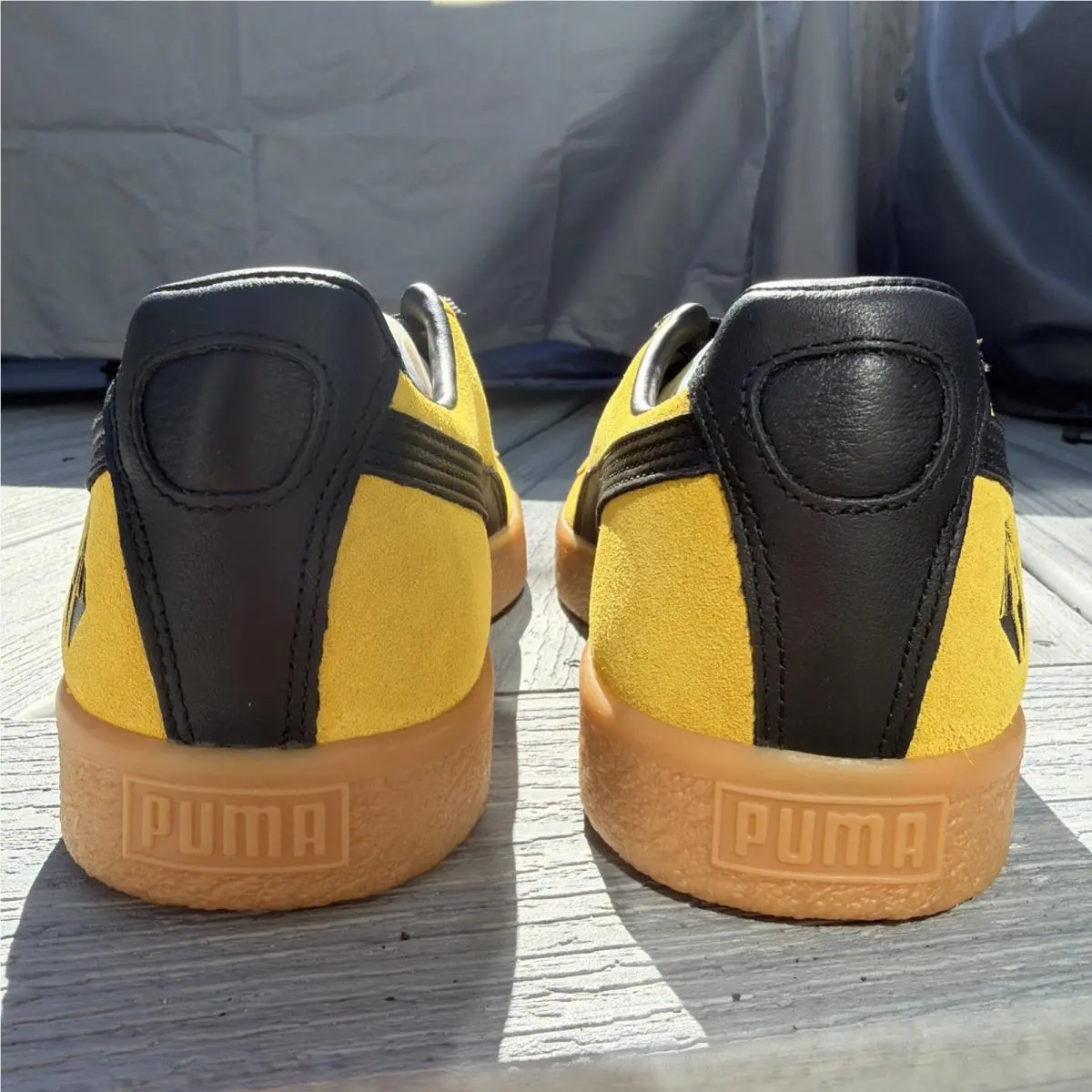 Puma shoes - PUMA Clyde - Clyde - 374451-01 - Yellow 5
