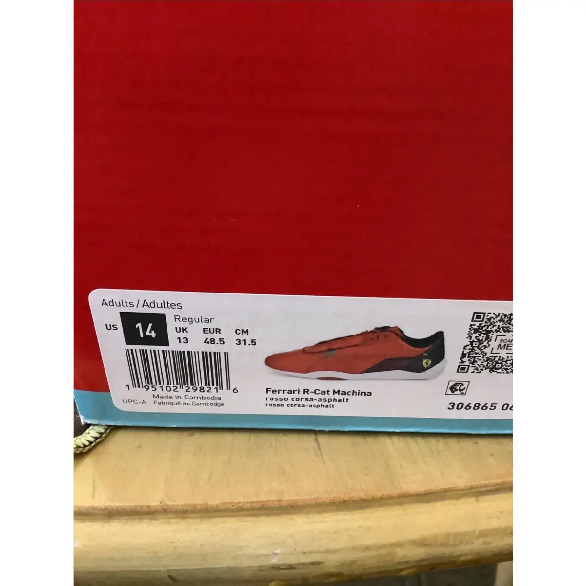 Puma shoes - PUMA R-Cat - Red/Black (UPC: 195102298216) 5