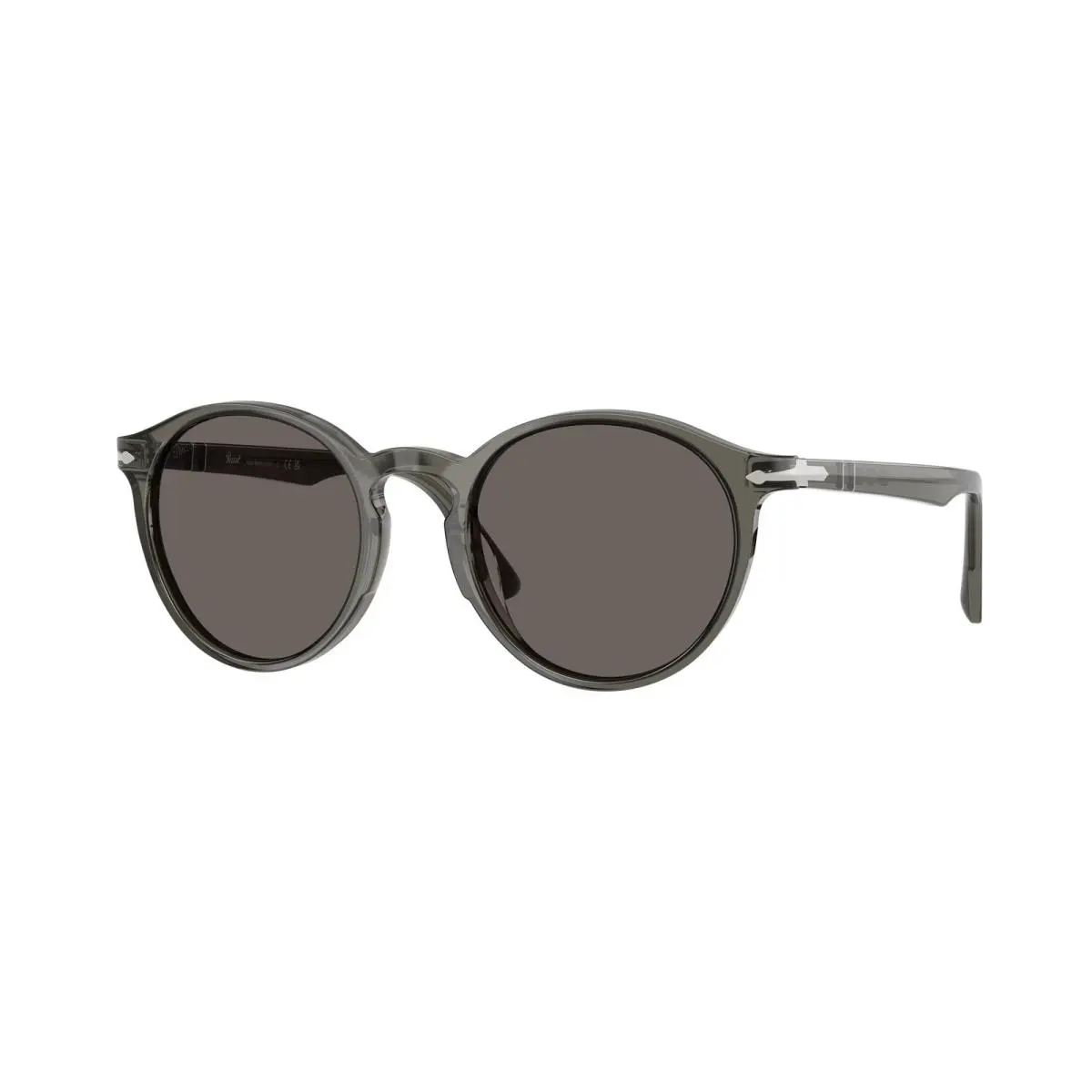 Persol PO3171S 1103B1 Taupe Grey Transparent Dark Grey 52 mm Men`s Sunglasses