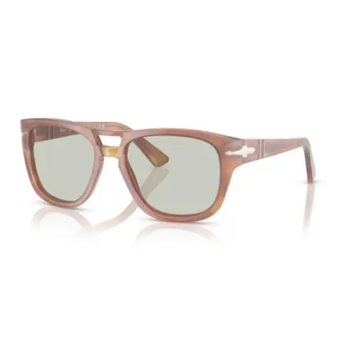 0PO3366S 96/GJ Terra di Siena/green Photochromic/ Transitions Sunglasses by Persol