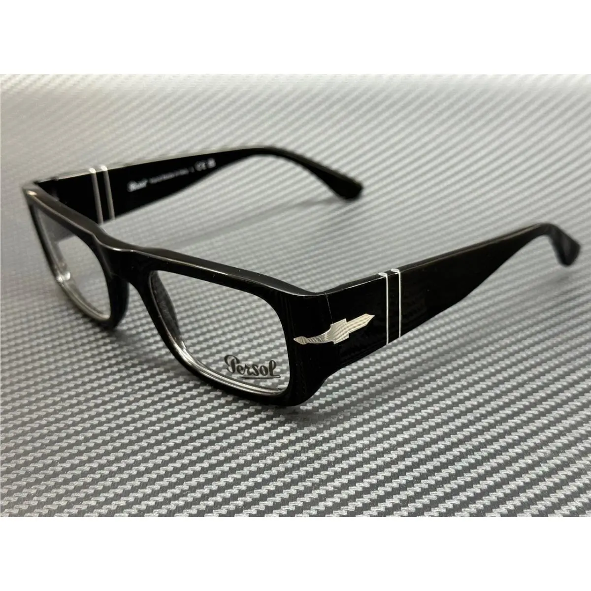 PO3362V 95 Shiny Black Unisex 52 mm Eyeglasses by Persol