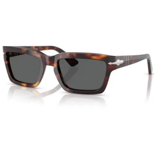 0PO3363S 24/B1 Havana/dark Grey Rectangle Men`s Sunglasses by Persol