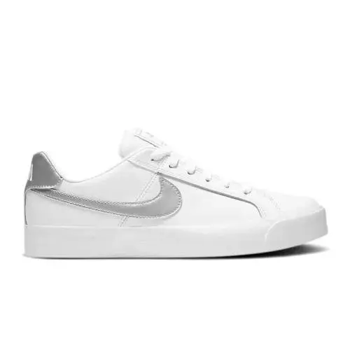 Nike shoes - Nike Court Royale Sneaker - Court Royale Sneaker - Low Top - White/Silver 5