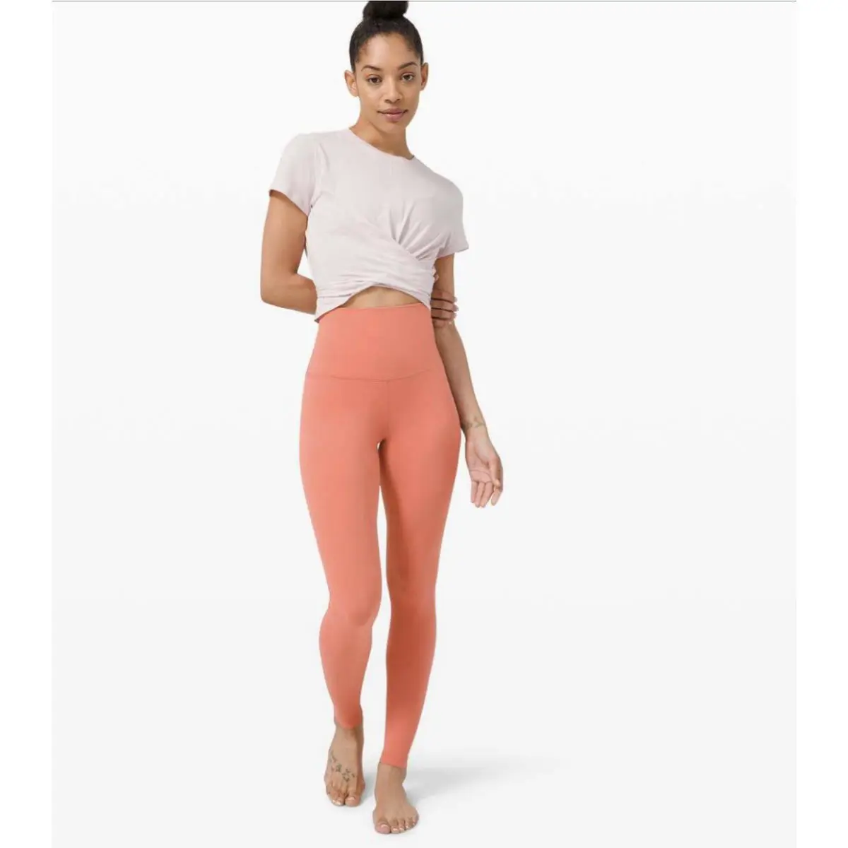 Lululemon clothing - Lululemon Super High Rise Pant - Rustic Coral 1