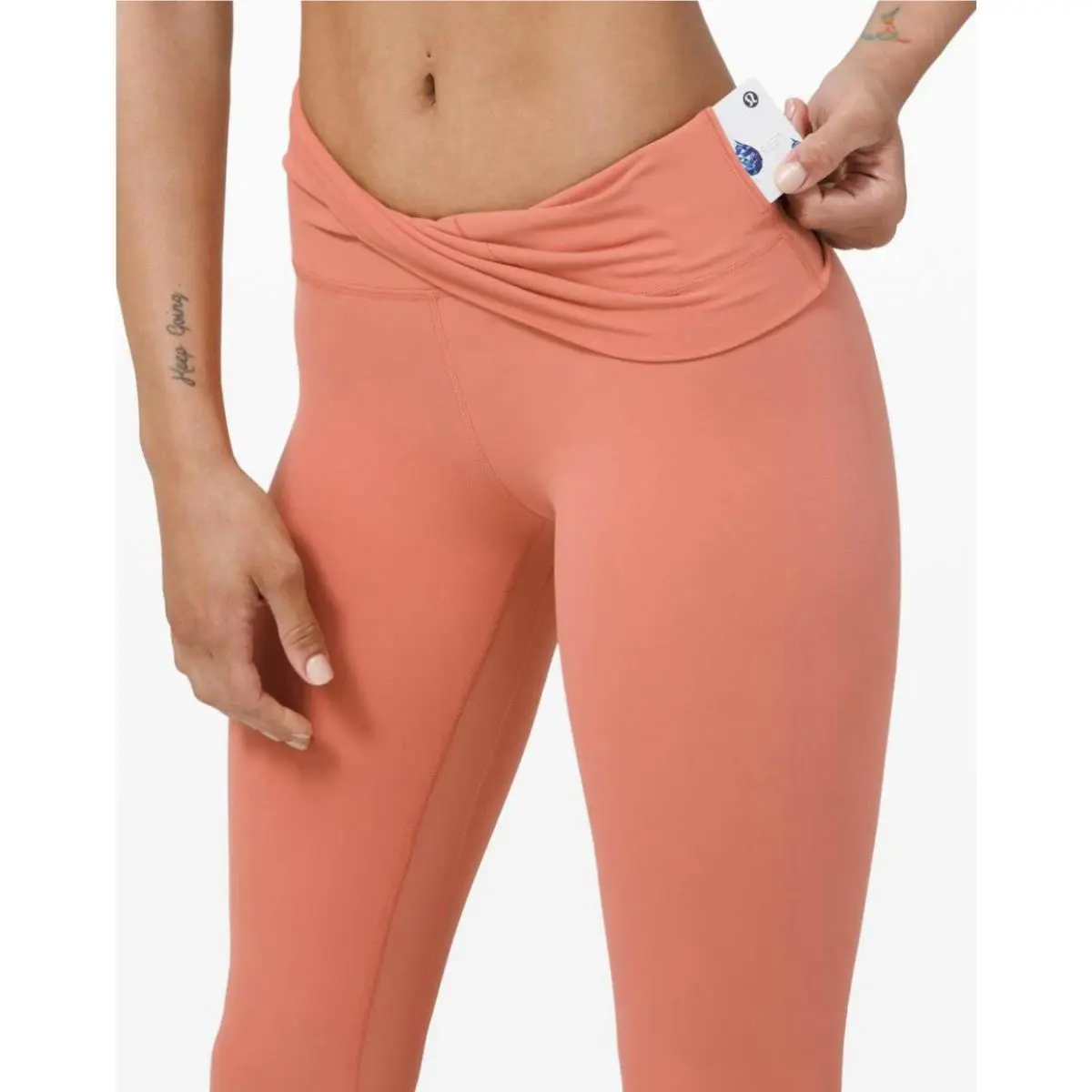 Lululemon clothing - Lululemon Super High Rise Pant - Rustic Coral 3