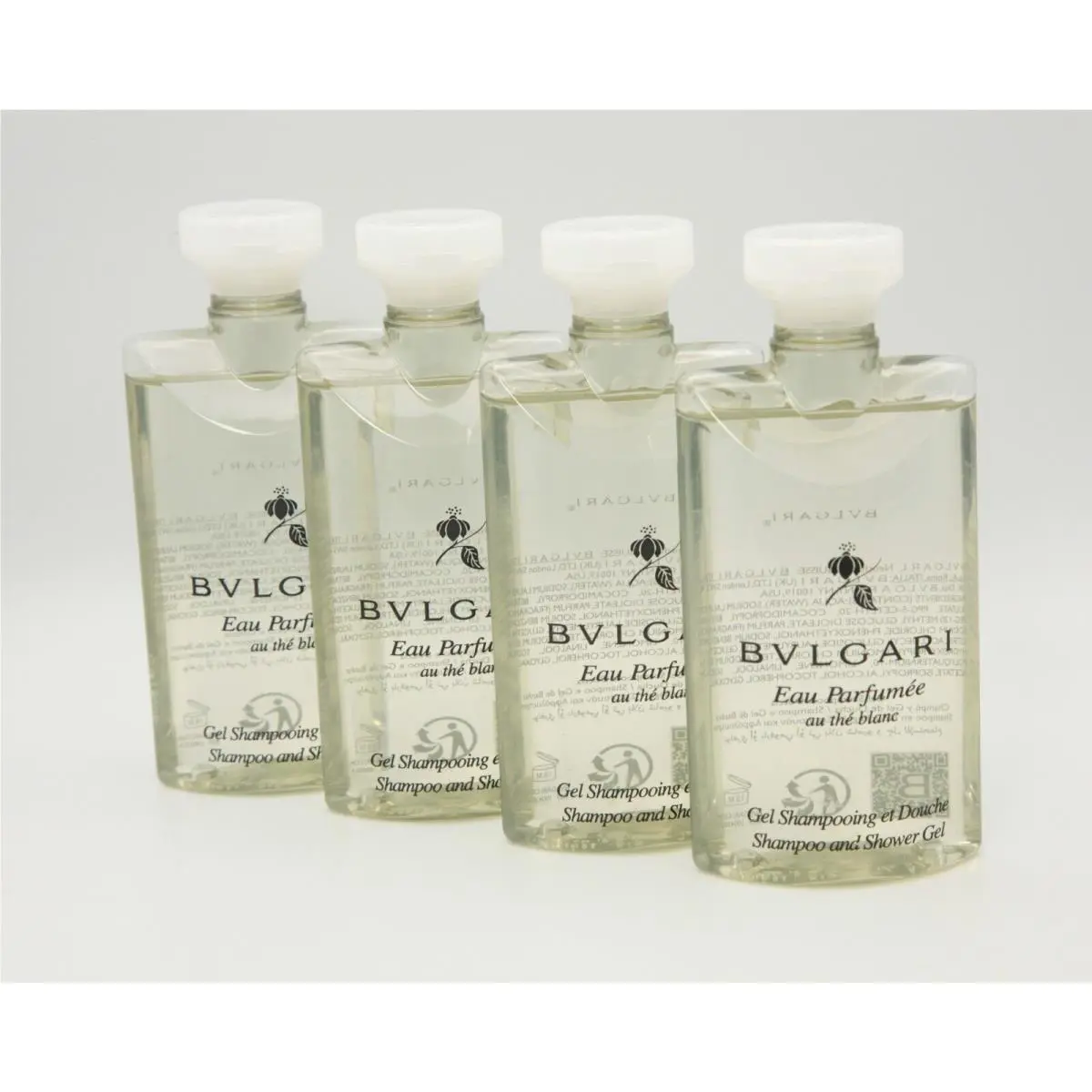Bvlgari au Thé Blanc White Tea Shampoo Shower Gel-2.5 Fl oz/75mL Pack Of 16