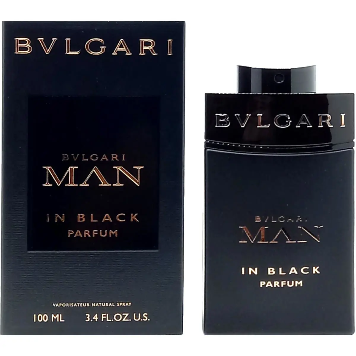 Bvlgari Man IN Black Parfum Spray For Men 3.4 Oz / 100 ml Item