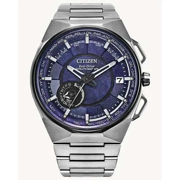 Men`s Satellite Wave X Perpetual World Time Watch - CC3097-52L by Citizen