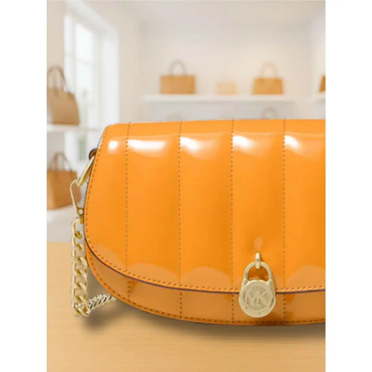 Michael Kors  bag  - Michael Kors Mila - Mila - 35T5SIMC5A 35T5GIMC5A - LIGHT SKY, Hardware: Gold, Silver, Exterior: Light Sky, Black, Optic White, Powder Blush, Pop Orange