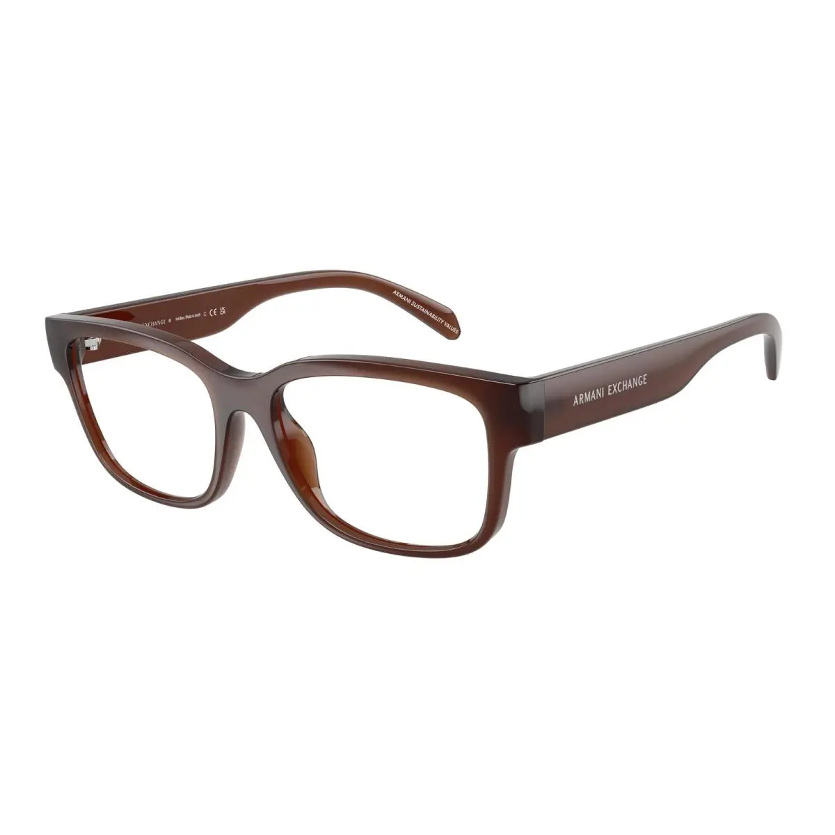 Armani Exchange 3124U Eyeglasses 8373 Brown