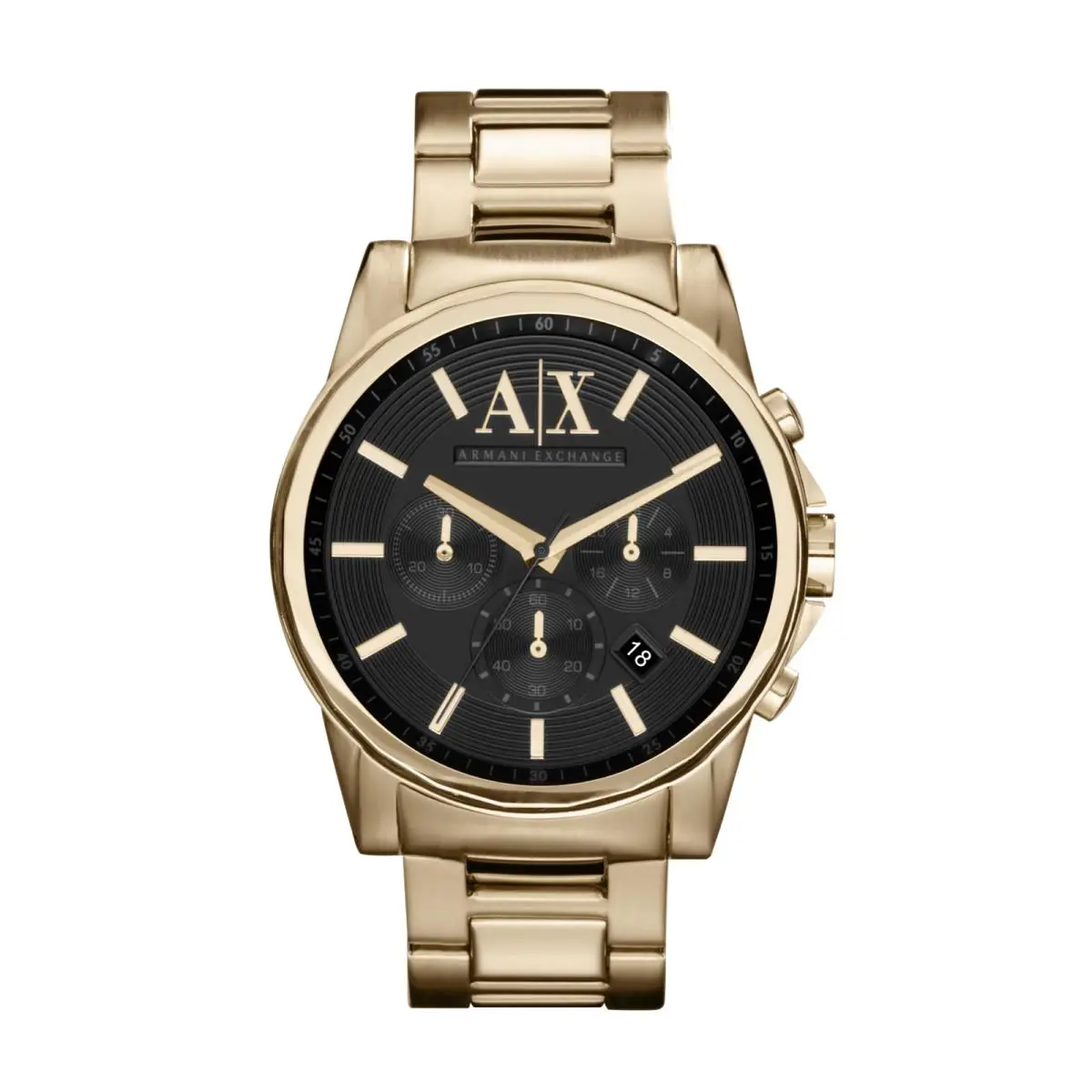 A X Men`s Chronograph Gold-tone Stainless Steel Watch AX2095 by Armani Exchange