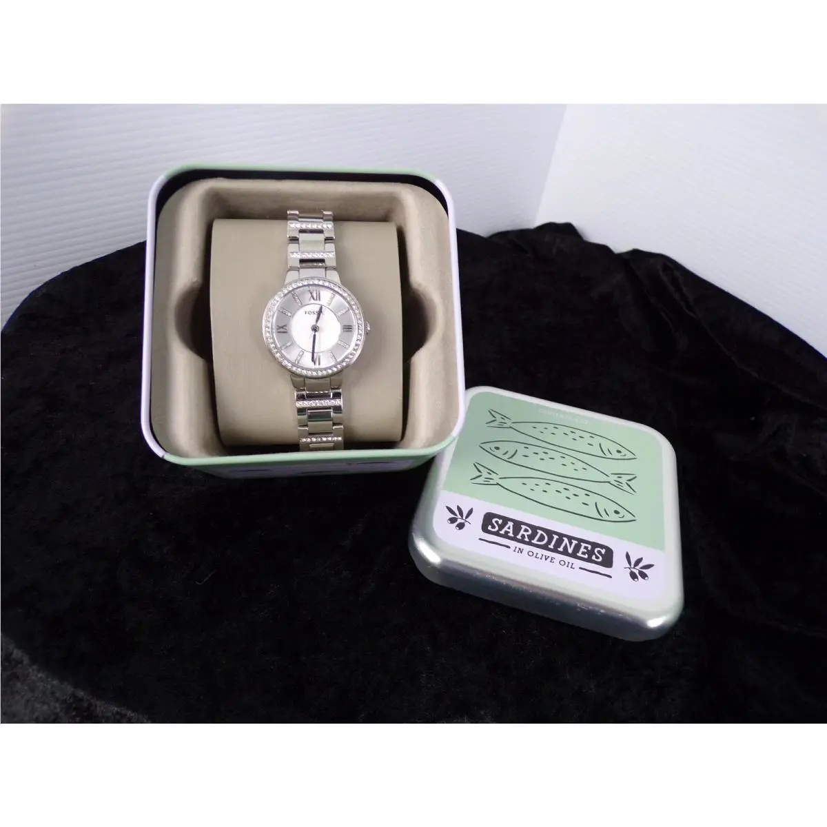 Watch Jewelryfossil Virginia 3 Hand Stainless Steel Womens ES3282 Fossil T