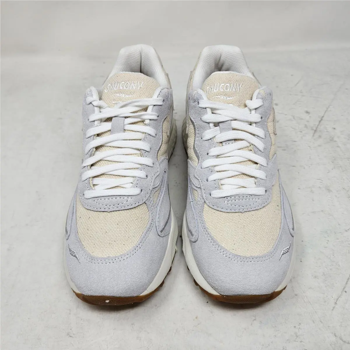 Saucony shoes - Saucony 3D Grid Hurricane - Grid Hurricane - S70708-1 - Undyed / Ecru (UPC: 195018480354) 2