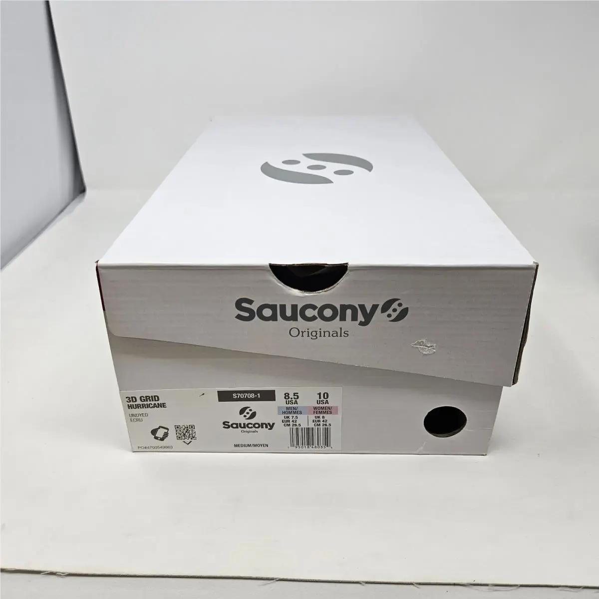 Saucony shoes - Saucony 3D Grid Hurricane - Grid Hurricane - S70708-1 - Undyed / Ecru (UPC: 195018480354) 5