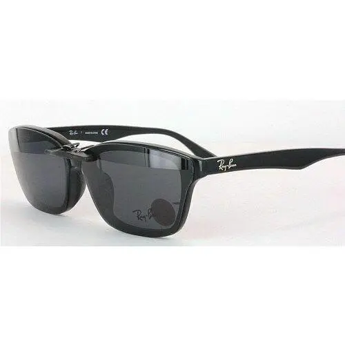 Ray-Ban sunglasses - Ray-Ban RB5267-55X19 Polarized Clip-On Sunglasses - Grey, Revo Blue Mirrored, and 12 other lens s to choose: REVO Blue Mirrored