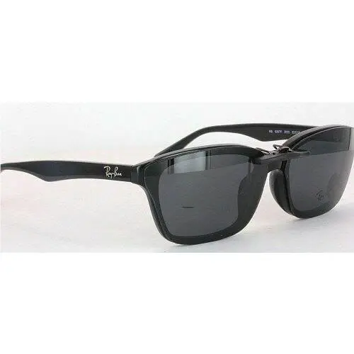 Ray-Ban sunglasses - Ray-Ban RB5267-55X19 Polarized Clip-On Sunglasses - Grey, Revo Blue Mirrored, and 12 other lens s to choose: REVO Blue Mirrored
