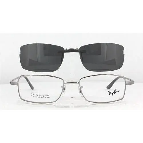 Custom Made For Ray-ban 6177-54X18-F Polarized Clip-on Sunglasses Eyeglasses No