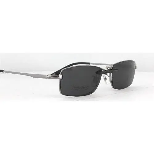 Ray-Ban sunglasses - Ray-Ban 6177-54X18-F Polarized Clip-On Sunglasses - Grey, Revo Blue Mirrored, and 12 other lens s to choose: REVO Blue Mirrored