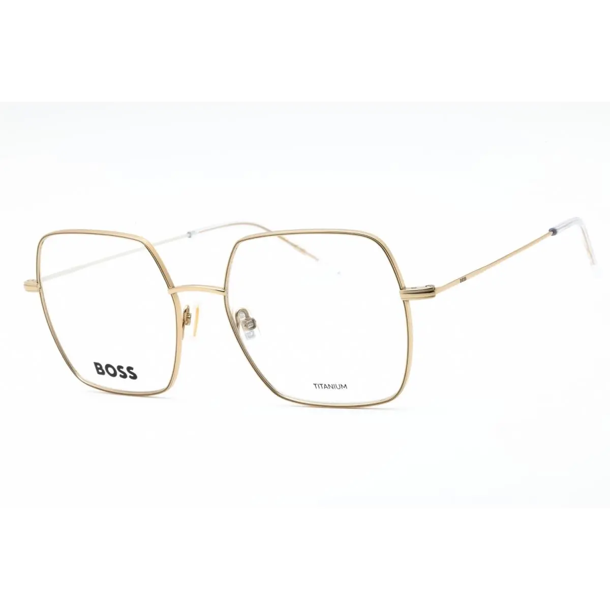 Hugo Boss 1666 24S Eyeglasses Gold White Frame 54mm