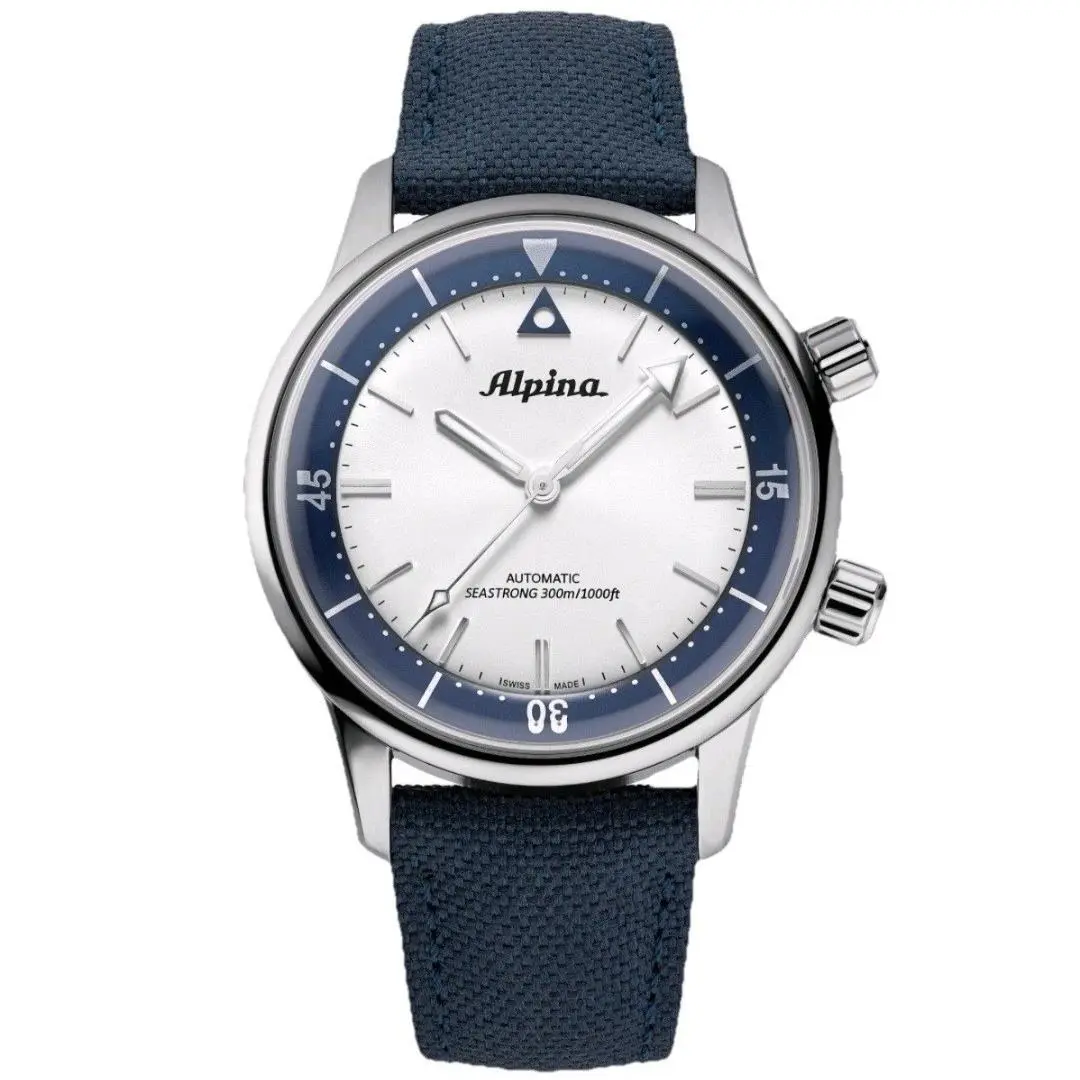 Alpina Seastrong Diver 300 Heritage Men`s Quartz Watch AL-520NS4H6 / W Tags